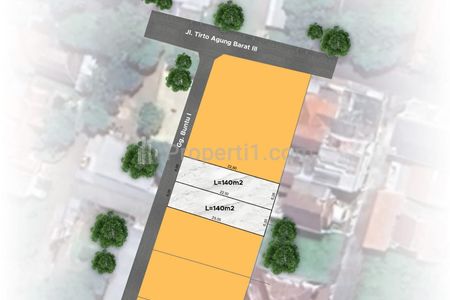 Dijual Tanah di Tirto Agung Semarang, Lingkungan Nyaman untuk Tempat Tinggal Cocok Bangun Kost-kostan (PROMO)