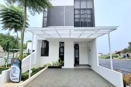 Jual Rumah Cluster Baru 3 Lantai dengan Rooftop Nyaman di Pondok Cabe Tangsel