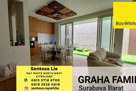 Jual Rumah Graha Family FULL MARMER Mewah Blok Favorite Dekat Pakuwon Indah, Citraland Dian Istana