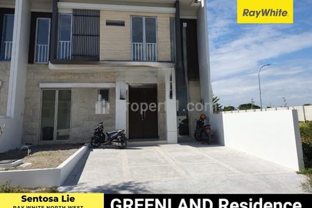 Dijual Rumah Greenland Residence Tipe Armaya New Baru 2 Lantai Siap Huni Dekat Citraland , Pakuwon Mall Surabaya