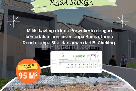 Dijual Tanah Kavling di Purwokerto Bisa Kredit 3 Tahun
