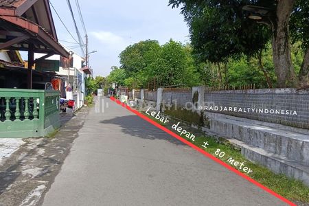 Dijual Tanah Murah Strategis Pinggir Jalan Aspal Seputar Wirobrajan Yogyakarta
