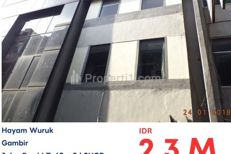 Dijual Ruko MURAH di Hayam Wuruk, Jakarta Pusat