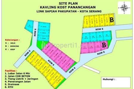 Dijual Tanah Kavling Dekat Kampus Untirta Pakupatan