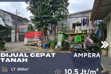 Dijual Tanah SHM di Ampera Pasar Minggu Jakarta Selatan