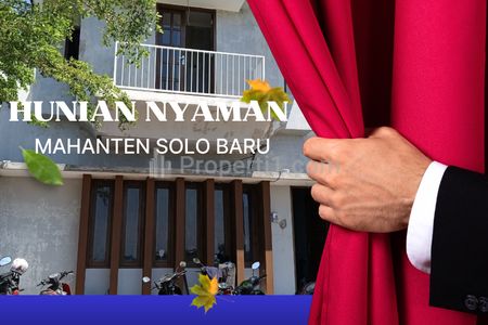 Dijual Rumah 2 Lantai Mewah di Solo Baru Sukoharjo, 3 Menit ke Rumah Sakit Dr Oen Solo Baru