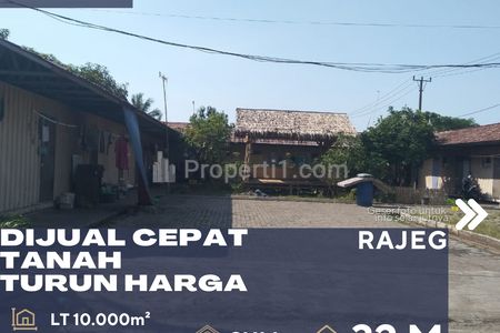 Dijual Tanah Bekas Pabrik Dekat Tol PIK 2 Turun Harga di Daerah Rajeg Tangerang