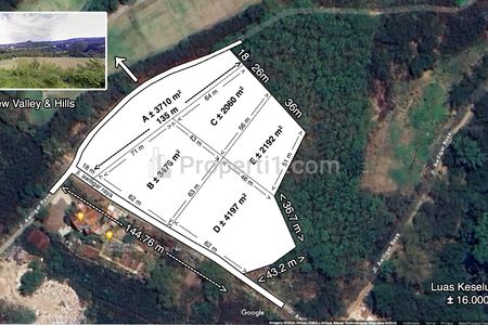 Jual Tanah Murah di Awiligar Dago Bandung, Cocok Perumahan, Resto, dll