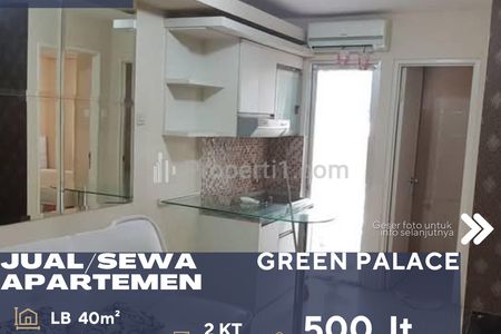 Dijual atau Disewakan Apartemen Green Palace 2BR Fully Furnished di Kalibata Jakarta Selatan