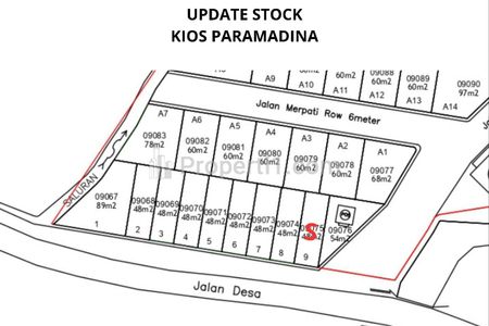 Jual Kios Murah Pinggir Jalan Cor di Sepang Ciracas, Serang, Banten