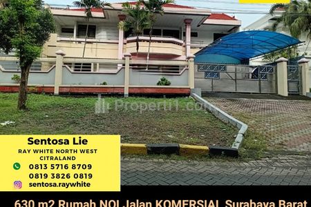 Dijual Rumah Nol Jalan Raya Darmo Harapan 1 Surabaya Strategis Depan Tiera Soho, Hokky Supermarket Buah