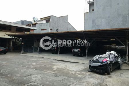 Dijual Tanah Kavling Ex Bengkel Mobil Luas HGB 2053 Lokasi Strategis di Jln Garuda Kemayoran Jakarta Pusat