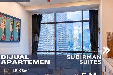 Jual Apartemen Sudirman Suites 3BR Fully Furnished di Daerah Sudirman Jakarta Pusat