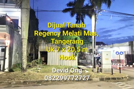 Dijual Tanah Langka di Regency Melati Mas, Tangerang Selatan