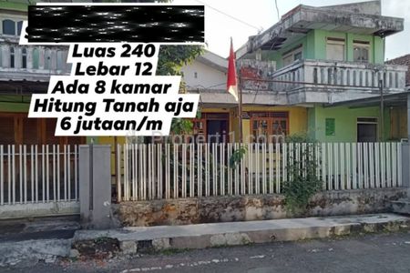 Dijual Kost Hitung Tanah Area Dinoyo Malang Sebelah Kampus UNISMA, Luas Tanah 240 m2