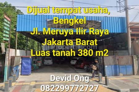 Dijual Tempat Usaha Bengkel Meruya Ilir Raya, Jakarta Barat