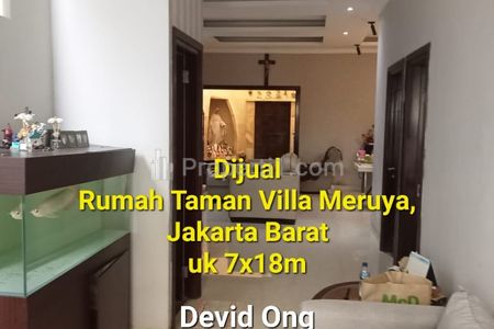 Dijual Rumah Taman Villa Meruya Ukuran 7x18m, Jakarta Barat