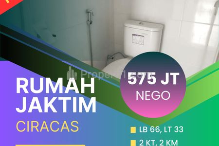 Jual Rumah di Ciracas Jaktim, Rumah Terbaru 2 Lantai, Unit Terbatas Dekat Mall Cijantung