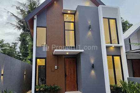 Dijual Rumah Scandinavian Semi Furnished Dekat Pasar Gentan Sleman