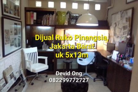 Dijual Ruko Pinangsia 4 Lantai, Jakarta Barat