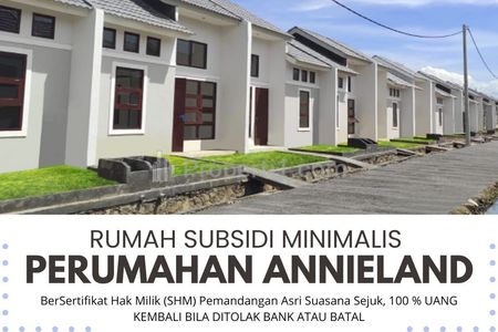 Dijual Rumah Subsidi Syariah DP 2 Juta di Annieland Tangerang