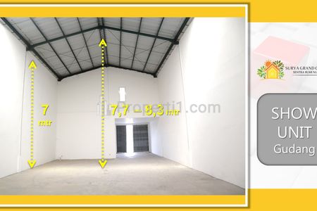 Dijual Gudang Kantor Surya Grand Cisoka Tangerang