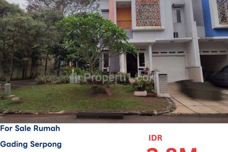 Dijual Rumah Gading Serpong, Tangerang
