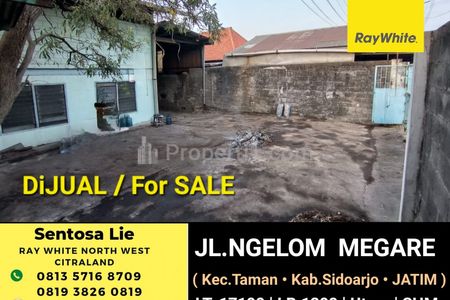 Dijual Gudang LT 1790 m2 di Ngelom Megare, Taman, Sidoarjo, Jawa Timur