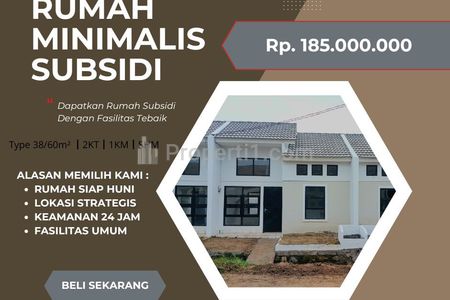 Dijual Perumahan Subsidi KPR Syariah Cicilan Flat 100% di Annieland, Cisoka, Tangerang