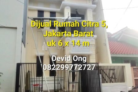Dijual Rumah MURAH Citra 5, Jakarta Barat