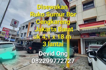 Disewakan Ruko Lokasi Strategis di Sumur Bor, Cengkareng, Jakarta Barat