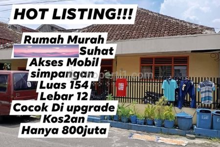 Dijual Rumah Area Suhat Malang Cocok Buat Kost-kostan, Luas 154 m2