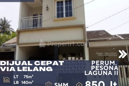 Dijual Cepat Rumah Via Lelang di Perum. Pesona Laguna Cimanggis II Tapos Depok