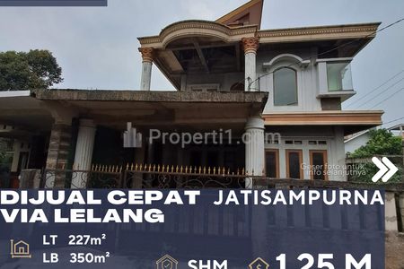 Dijual Cepat Rumah Via Lelang di Daerah Jatisampurna Bekasi