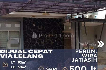 Dijual Cepat Rumah Via Lelang di Perum. Wira Jatiasih Bekasi