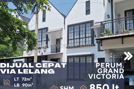 Dijual Cepat Rumah Via Lelang di Perum. Grand Victoria Bogor Selatan