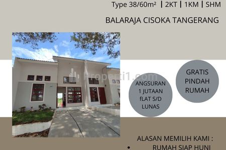 Dijual Rumah Subsidi KPR Syariah DP 2 Juta di Annieland Cisoka Tangerang