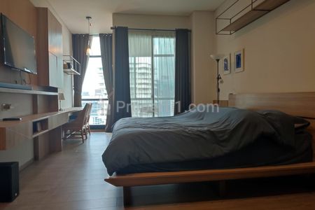 Disewakan Modern Minimalist Sudirman Suites Apartment Strategic Location In Central Jakarta - Type Studio Fully Furnished
