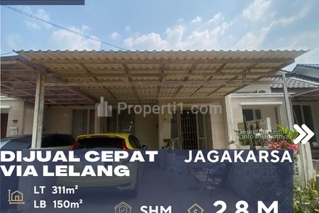 Dijual Cepat Rumah Via Lelang di Daerah Jagakarsa Jakarta Selatan