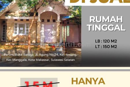 Dijual Rumah di Perumahan Bukit Baruga, Manggala, Makassar, Sulawesi Selatan
