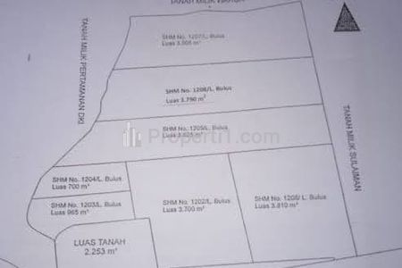 Jual Tanah Murah 2,1 Hektar SHM Bawah NJOP di Lebak Bulus, Cocok untuk Perumahan, Komersil, Cilandak, Jakarta Selatan