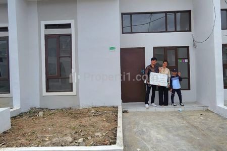 Dijual Rumah Subsidi Minimalis Ramai Penghuni DP Terjangkau Angsuran Flat di Cisoka Tangerang