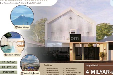 Rumah Mewah Dijual di Purwomartani Sleman Kondisi Non Furnished atau Furnished Ada Kolam Renang Dalam Perum