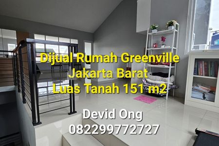 Dijual Rumah Green Ville Kondisi Rapih di Jakarta Barat