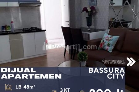 Dijual Apartemen Bassura City 3BR Full Furnished