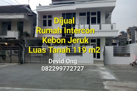 Dijual Rumah Intercon Full Furnished di Jakarta Barat