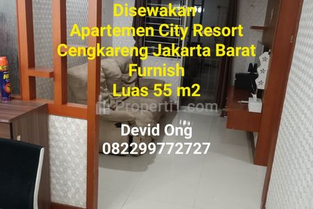 Sewa Apartemen City Resort 2BR Full Furnish di Cengkareng, Jakarta Barat