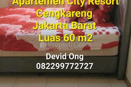 Dijual Apartemen City Resort Luas 60 m2 di Cengkareng, Jakarta Barat