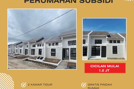 Dijual Rumah Subsidi KPR Syariah Asri di Cisoka Tangerang