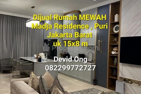Dijual Rumah MEWAH Madja Residence di Puri, Jakarta Barat